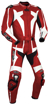 Obrázek z SNIPER RED - dvoudílná kožená moto kombinéza 
