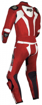 Obrázek z SNIPER RED - dvoudílná kožená moto kombinéza 