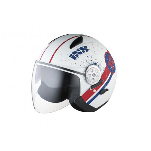 Obrázek z iXS HX 137 LUNA - moto helma otevřená se sluneční clonou a plexi 