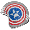 Obrázek z iXS HX 89 AMERICAN 2 motocyklová helma s červeno-modrou grafikou 