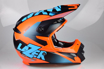 Obrázek z LAZER MX8 X-Team Karbon, Barva: černý karbon - modrá - oranžová - matná 