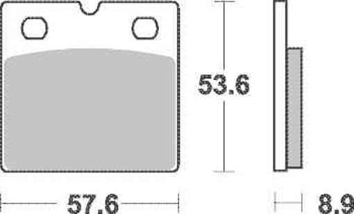 Obrázek z SBS Brzdové destičky 640HF 