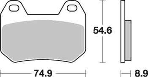 Obrázek z SBS Brzdové destičky 746HF 