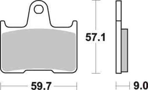 Obrázek z SBS Brzdové destičky 765DC 