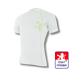 Obrázek z Pánské triko krátký rukáv bílá/zelená BambooLight 