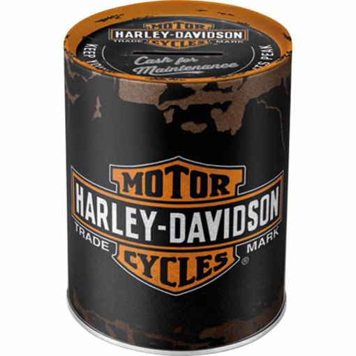 Obrázek z Pokladnička Harley Davidson plechovka 